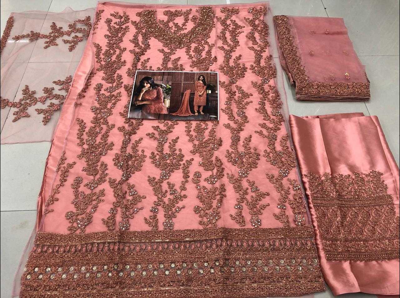 Ynf Net KESH504 4573 Suits & Dresses Wholesale Embroidery Suits Semi Stitched Suits Net Suit Manufacturer