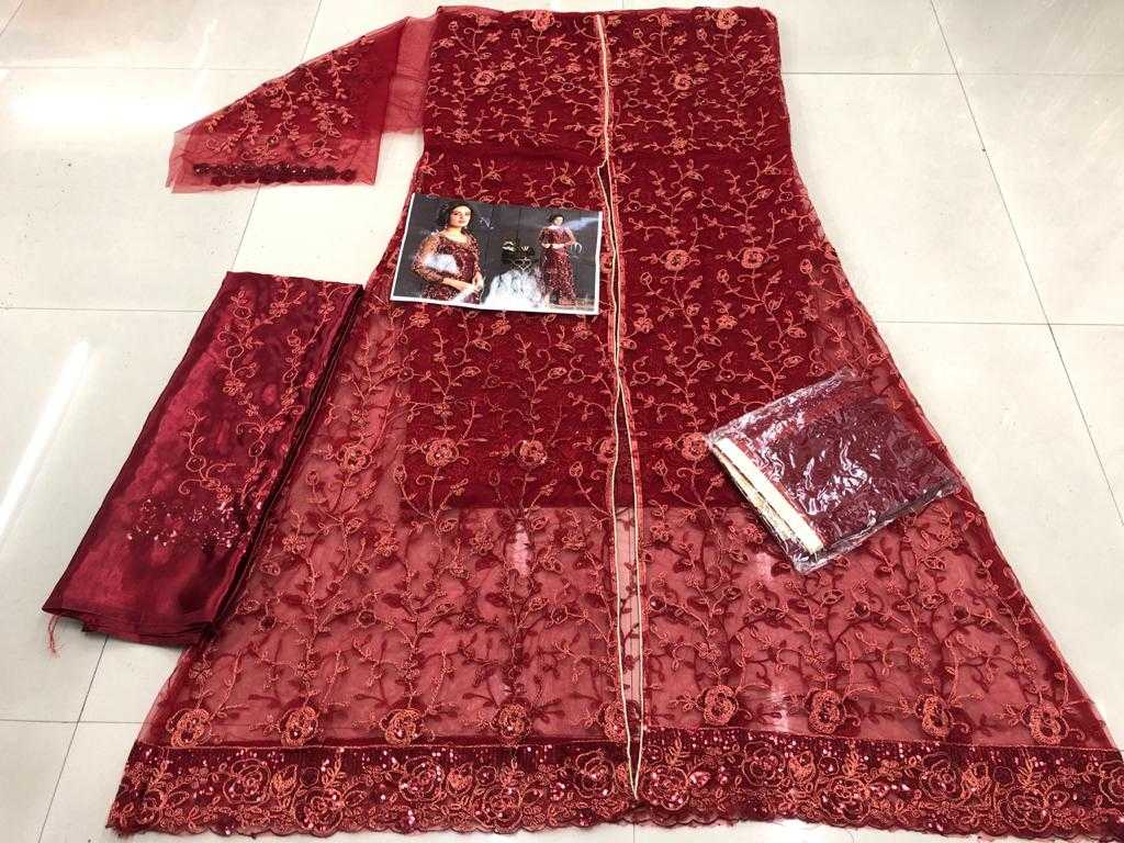 Ynf Net KESH504 4592 Suits & Dresses Wholesale Embroidery Suits Semi Stitched Suits Net Suit Manufacturer