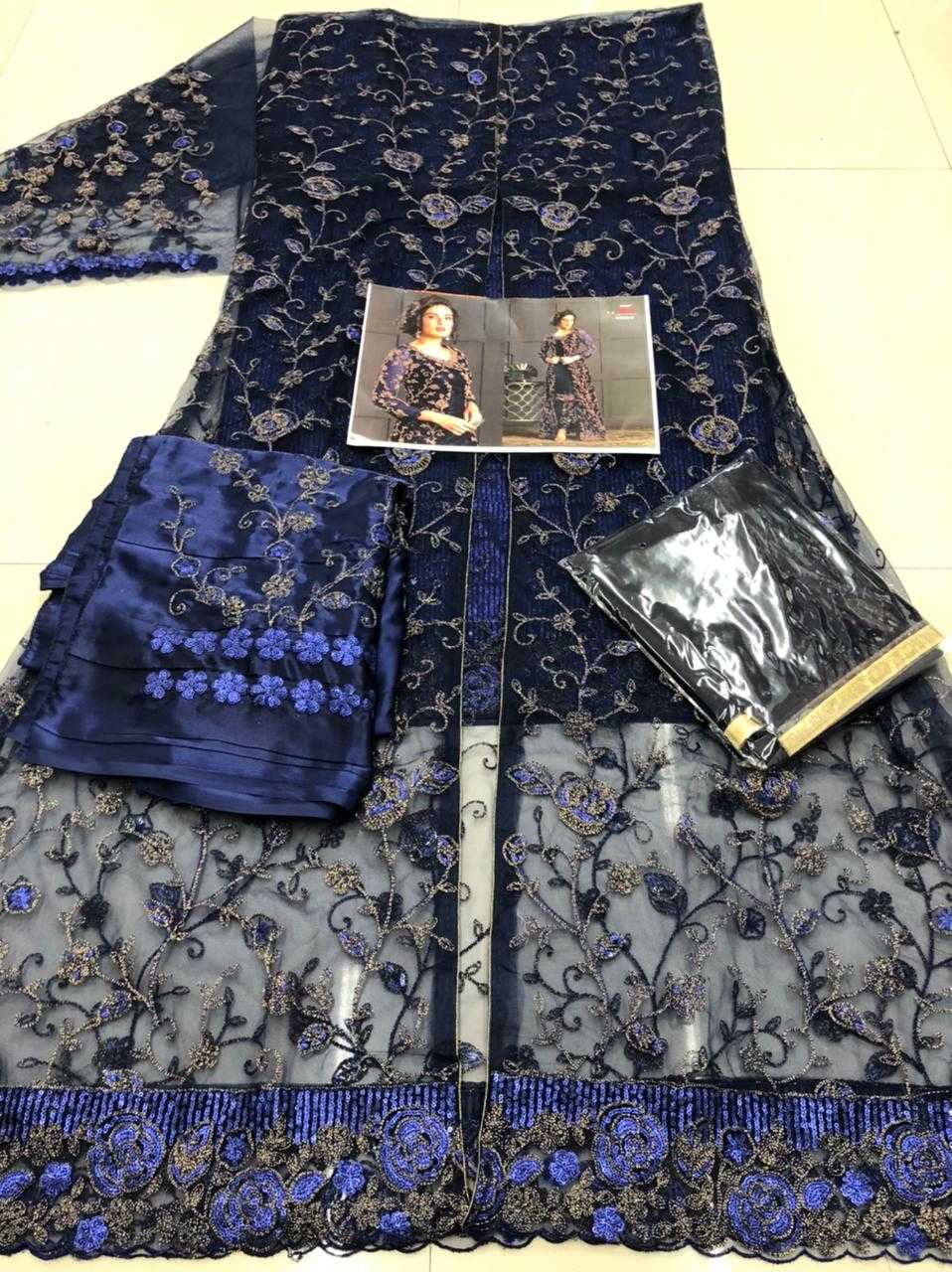 Ynf Net KESH504 4592 Suits & Dresses Wholesale Embroidery Suits Semi Stitched Suits Net Suit Manufacturer