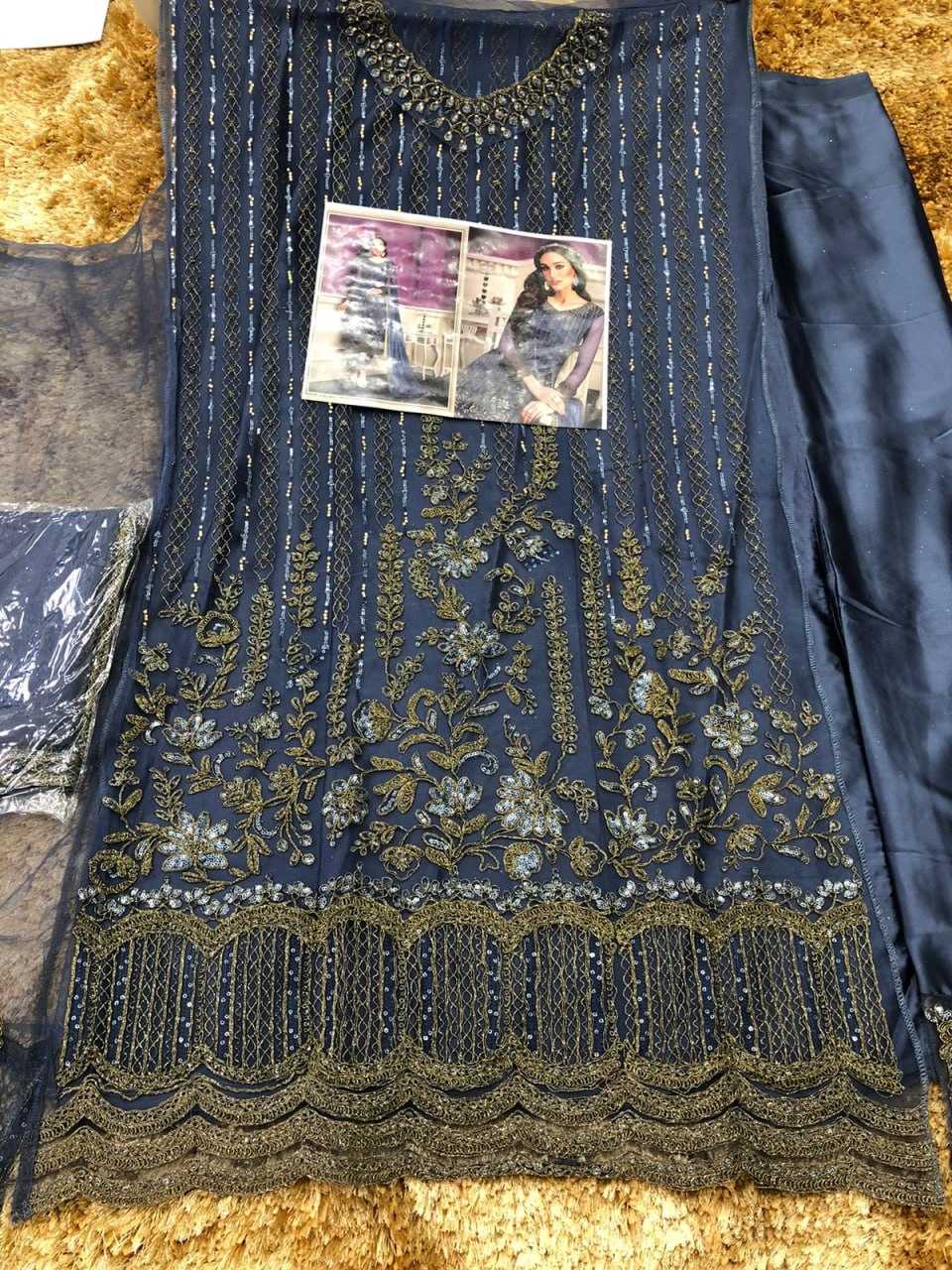 Ynf Net KESH504 4691 Suits & Dresses Wholesale Embroidery Suits Semi Stitched Suits Net Suit Manufacturer