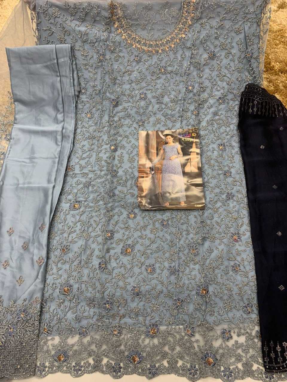 Ynf Net KESH504 5391 Suits & Dresses Wholesale Embroidery Suits Semi Stitched Suits Net Suit Manufacturer