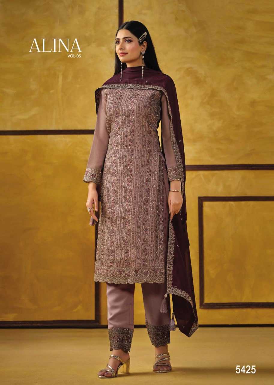 Ynf Net KESH504 5421 Suits & Dresses Wholesale Embroidery Suits Net Suit Semi-Stitched Suits Manufacturer