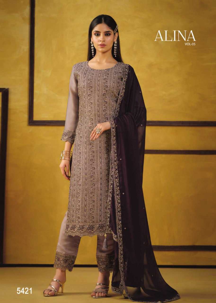 Ynf Net KESH504 5421 Suits & Dresses Wholesale Embroidery Suits Net Suit Semi-Stitched Suits Manufacturer