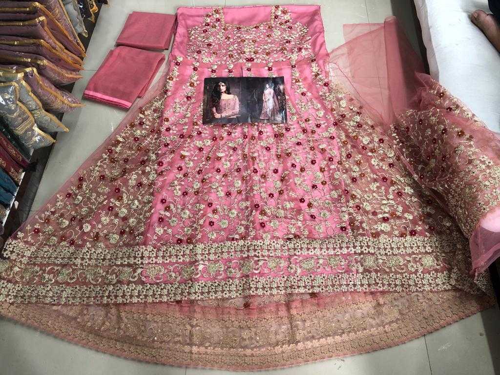 Ynf Net KESH504 5608 Gowns Wholesale Embroidery Gowns Long Gowns Net Gowns Manufacturer