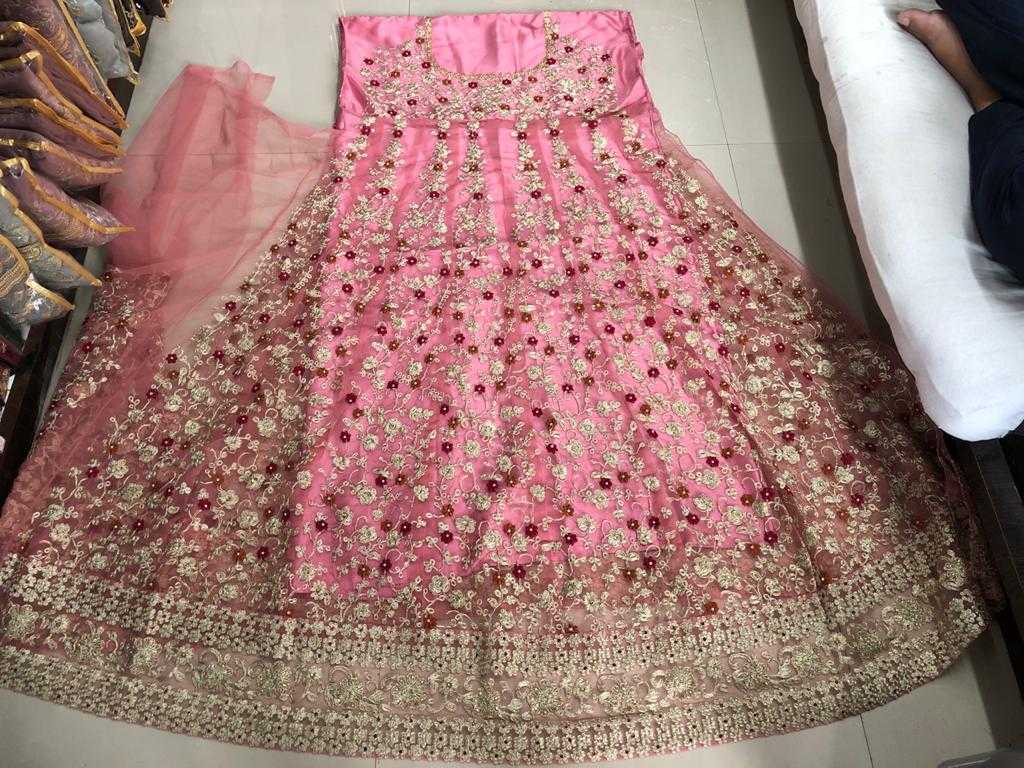 Ynf Net KESH504 5608 Gowns Wholesale Embroidery Gowns Long Gowns Net Gowns Manufacturer