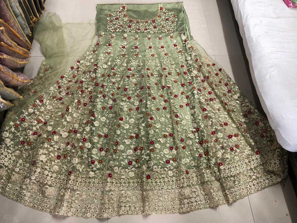 Ynf Net KESH504 5608 Gowns Wholesale Embroidery Gowns Long Gowns Net Gowns Manufacturer