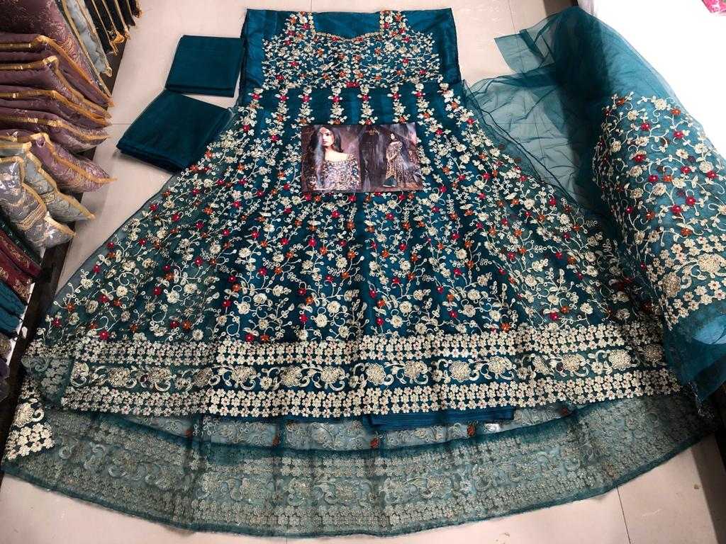 Ynf Net KESH504 5608 Gowns Wholesale Embroidery Gowns Long Gowns Net Gowns Manufacturer