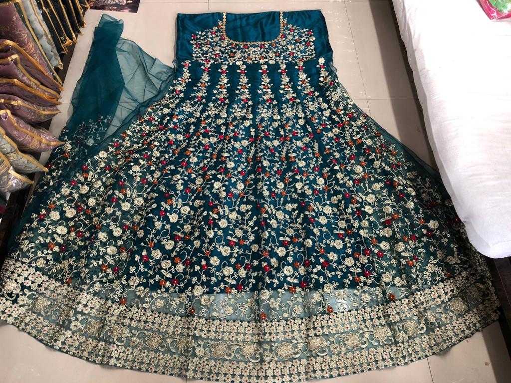 Ynf Net KESH504 5608 Gowns Wholesale Embroidery Gowns Long Gowns Net Gowns Manufacturer
