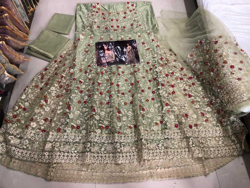 Ynf Net KESH504 5608 Gowns Wholesale Embroidery Gowns Long Gowns Net Gowns Manufacturer