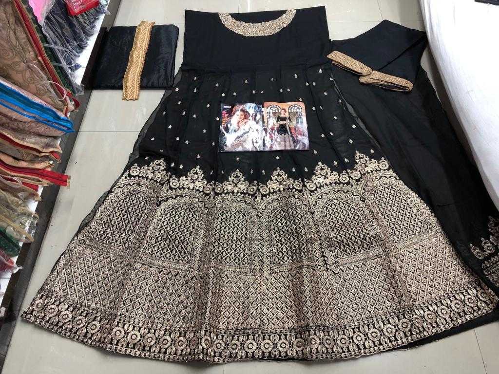 Ynf Net KESH504 5810 Gowns Wedding Collections Festive Collections Wholesale Net Gowns Embroidered Gown Gown With Dupatta Manufacturer
