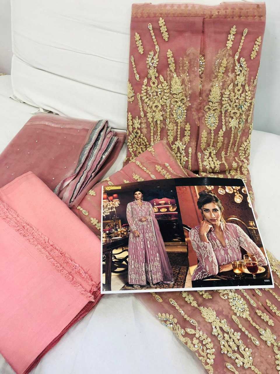 Ynf Net KESH504 6505 Gowns Wedding Collections Festive Collections Wholesale Embroidery Gowns Net Gowns Designer Gowns Manufacturer