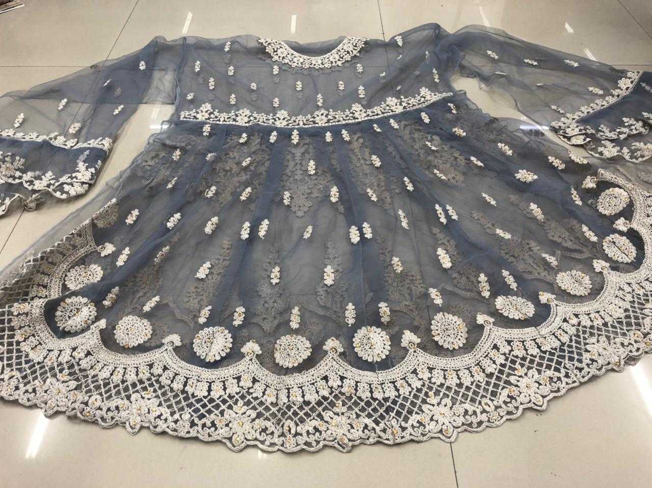 Ynf Net KESH504 7023 Suits & Dresses Wedding Collections Festive Collections Wholesale Embroidery Suits Palazzo Suit Net Suit Manufacturer