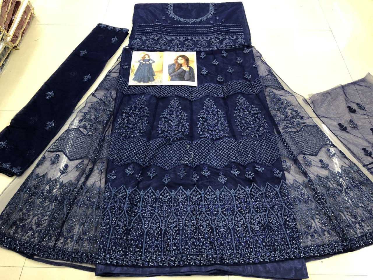 Ynf Net KESH504 7172 Gowns Wedding Collections Bollywood Collections Wholesale Embroidery Gowns Net Gowns Shamita Shetty Manufacturer