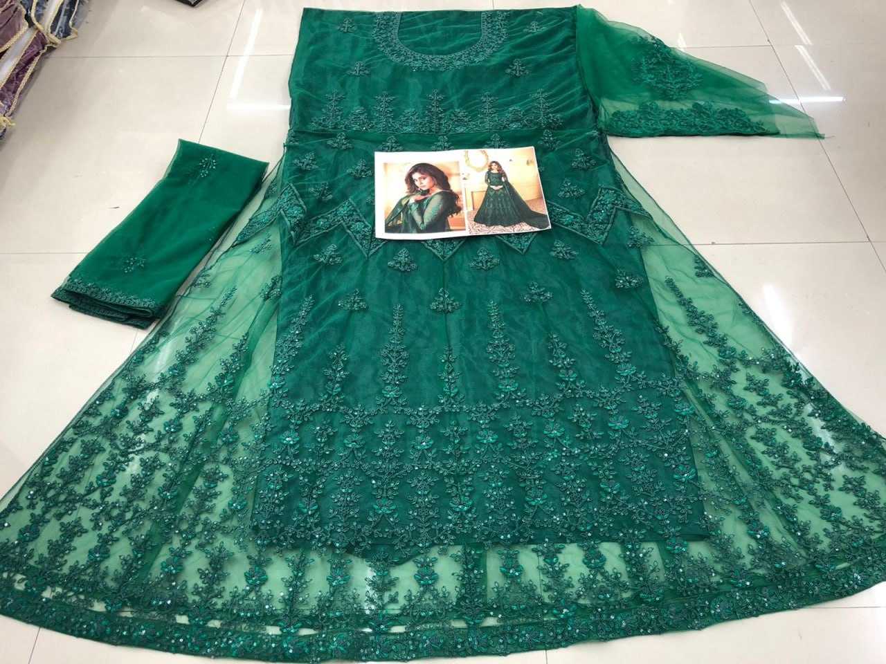 Ynf Net KESH504 7172 Gowns Wedding Collections Bollywood Collections Wholesale Embroidery Gowns Net Gowns Shamita Shetty Manufacturer