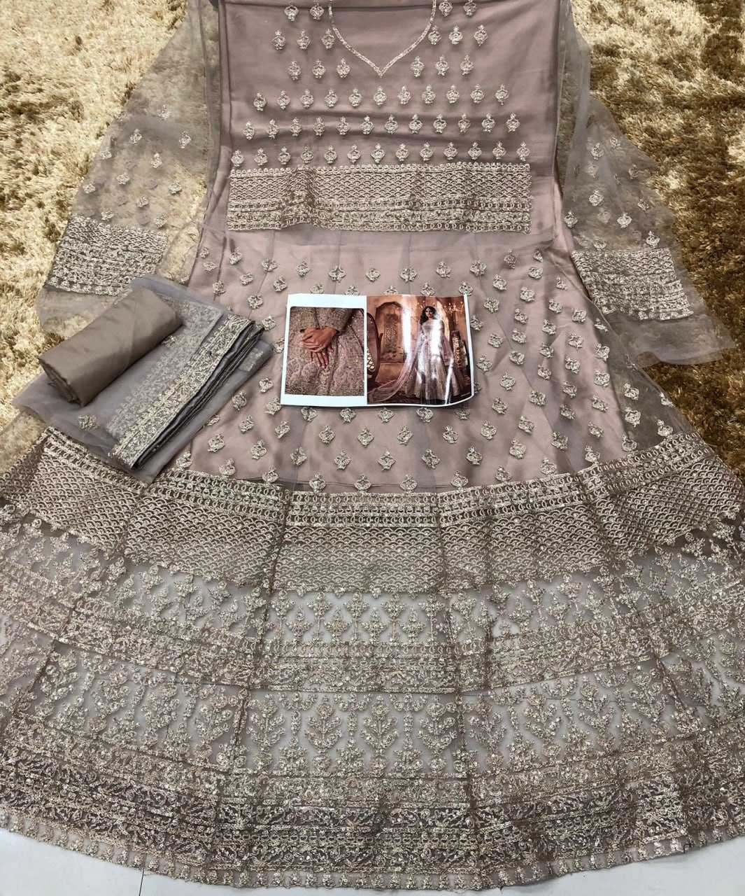 Ynf Net KESH504 8396 Gowns Wedding Collections Bollywood Collections Wholesale Embroidery Gowns Net Gowns Shamita Shetty Manufacturer