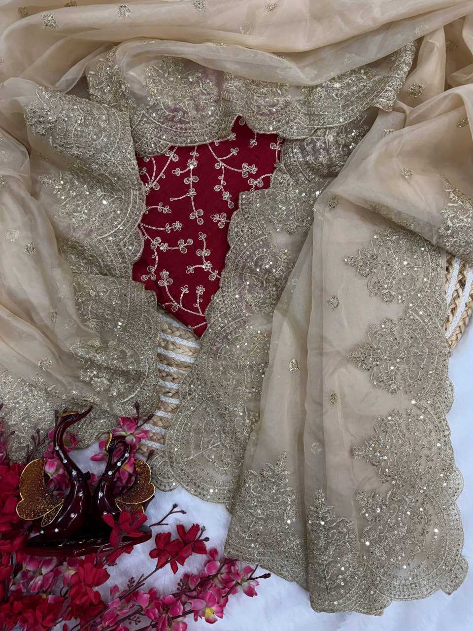 Ynf Nylon RIN151 5361 Sarees Wedding Collections Festive Collections Wholesale Sequence Sarees Embroidered Sarees Nylon Sarees Manufacturer