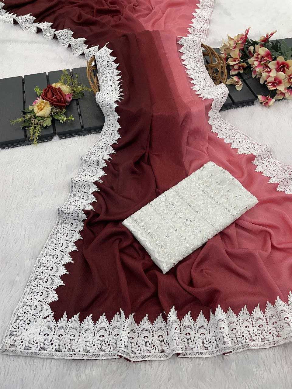 Ynf Nylon RIN216 Damini Sarees Wholesale Party Wear Sarees Fancy Sarees Lace Border Sarees Manufacturer
