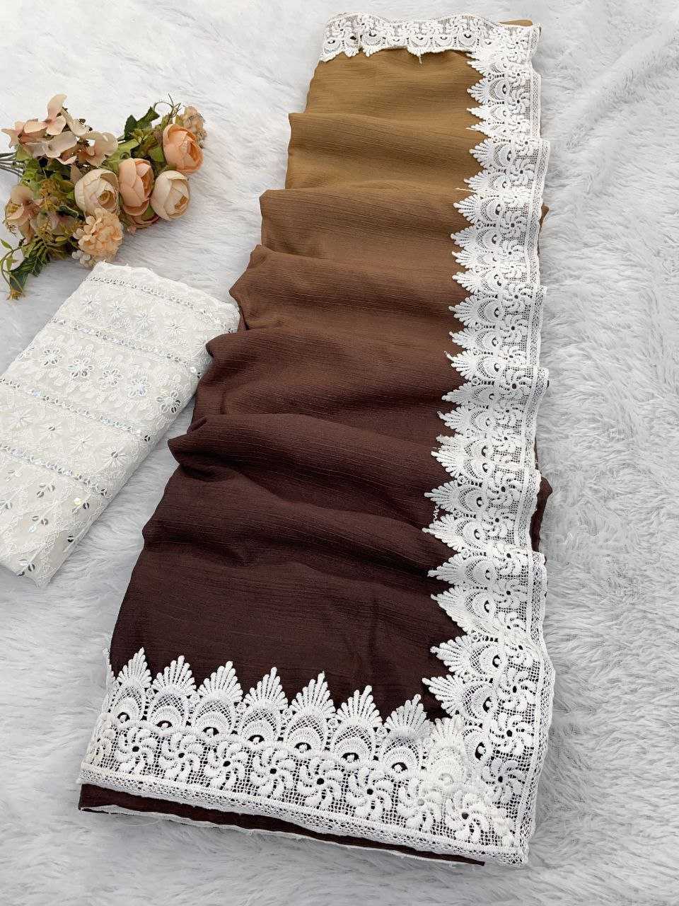 Ynf Nylon RIN216 Damini Sarees Wholesale Party Wear Sarees Fancy Sarees Lace Border Sarees Manufacturer