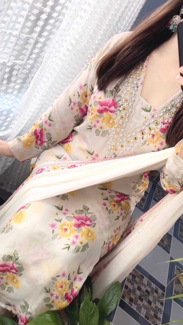 Ynf Organza KESH159 1696 Suits & Dresses Wholesale Embroidery Suits Cotton Suits Designer Suits Manufacturer