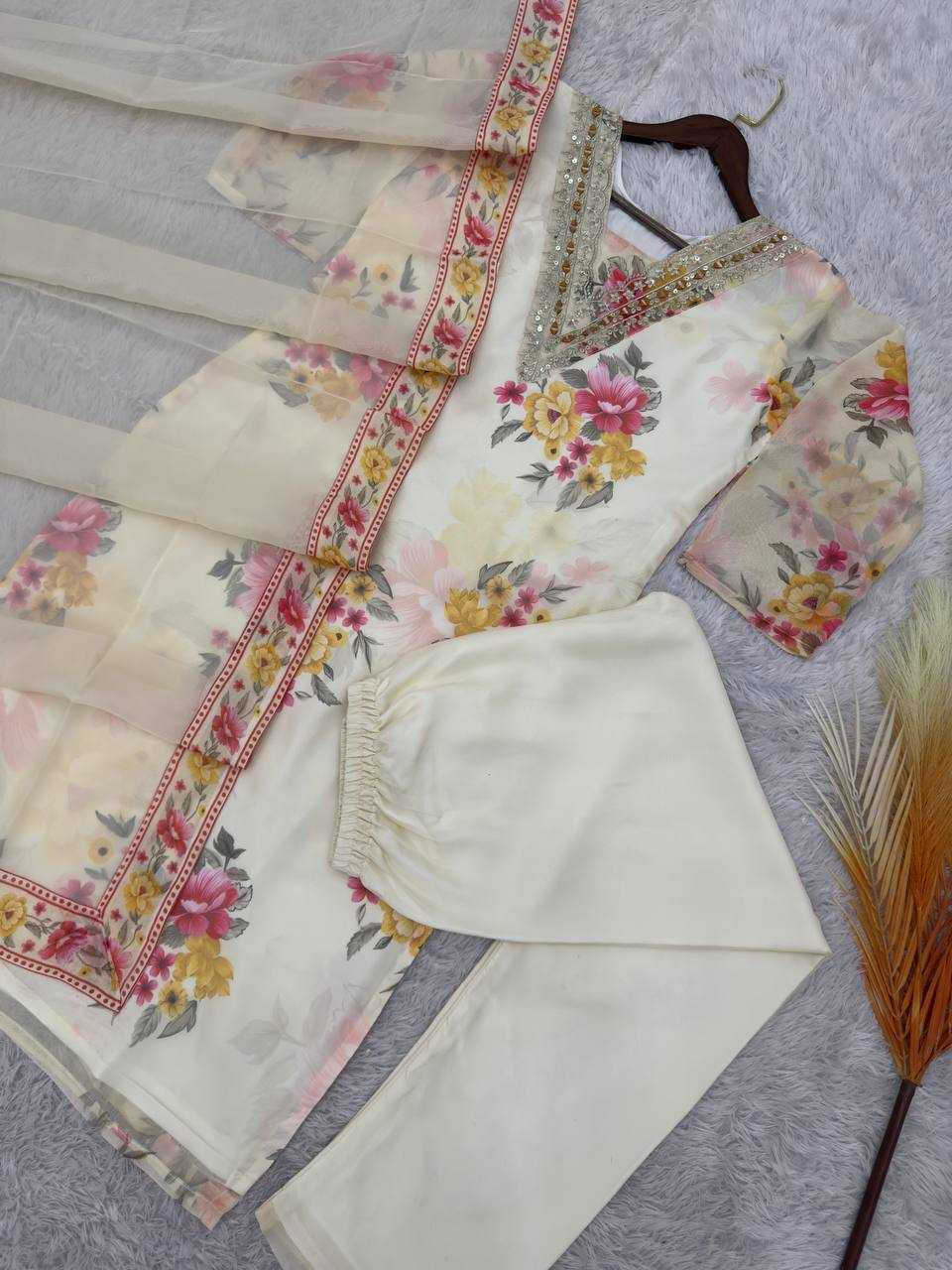 Ynf Organza KESH159 1696 Suits & Dresses Wholesale Embroidery Suits Cotton Suits Designer Suits Manufacturer