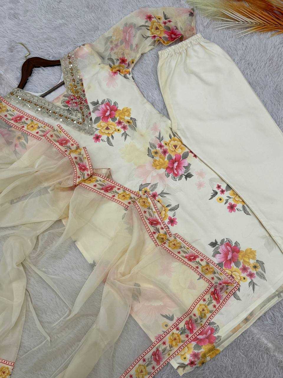 Ynf Organza KESH159 1696 Suits & Dresses Wholesale Embroidery Suits Cotton Suits Designer Suits Manufacturer