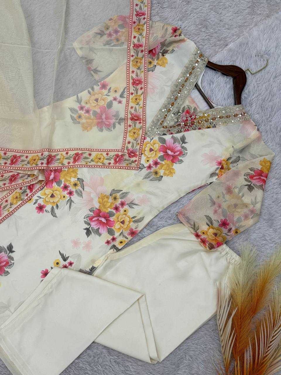 Ynf Organza KESH159 1696 Suits & Dresses Wholesale Embroidery Suits Cotton Suits Designer Suits Manufacturer