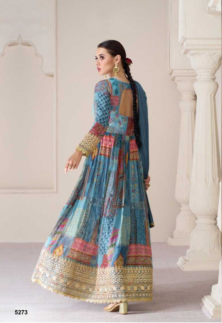 Ynf Organza KESH504 5273 Suits & Dresses Wholesale Alia Cut Suits Printed Suits Anarkali Suits Manufacturer