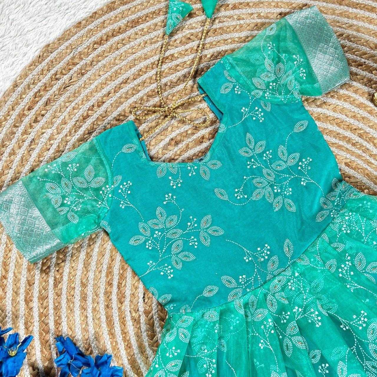 Ynf Organza KESH505 340 Kids Wear Wholesale Kids Gown Kids Ethnic Gowns Manufacturer