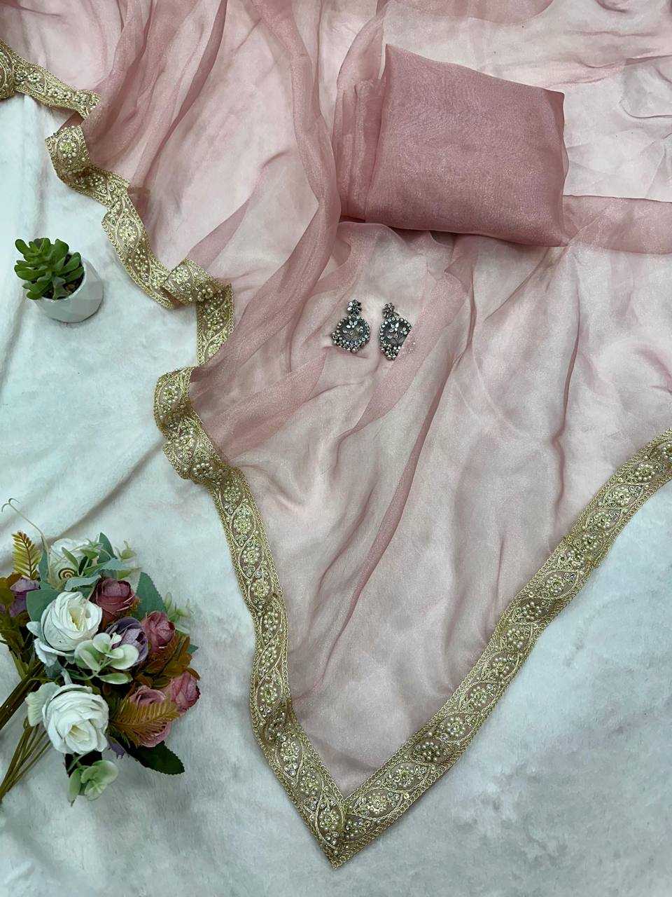 Ynf Organza KESH509 102 Sarees Wholesale Designer Sarees Fancy Sarees Ladies Sarees Manufacturer