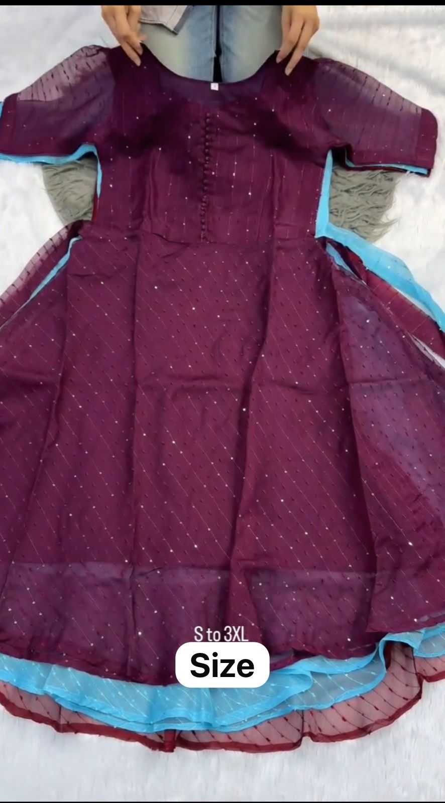 Ynf Organza RIN102 108 Gowns Wholesale Fancy Gowns Anarkali Gown Long Gowns Manufacturer