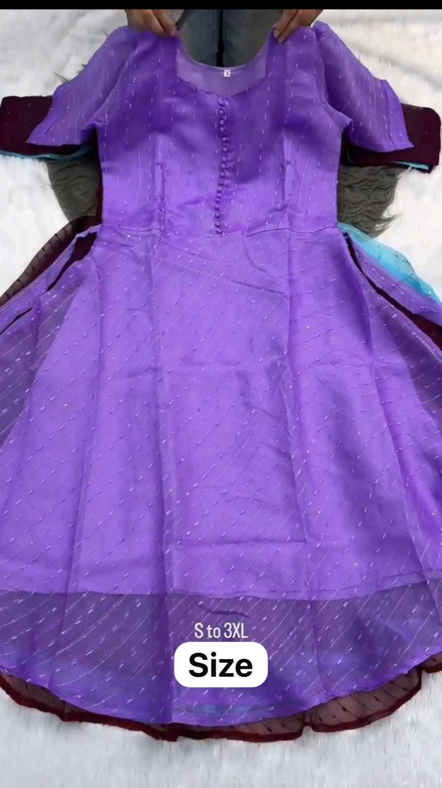 Ynf Organza RIN102 108 Gowns Wholesale Fancy Gowns Anarkali Gown Long Gowns Manufacturer