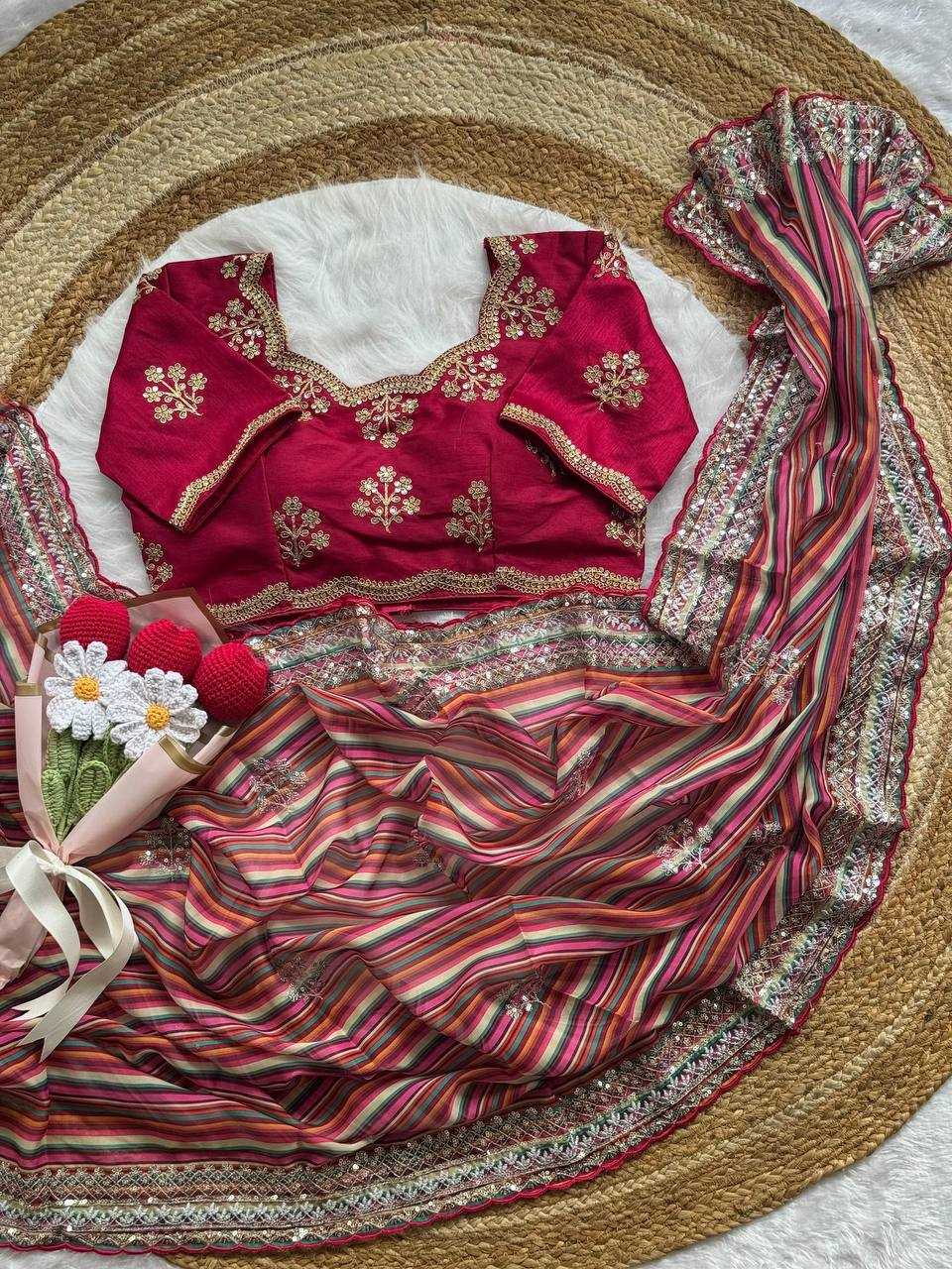 Ynf Organza RIN105 MIRA Silk Sarees Wholesale Embroidered Silk Sarees Silk Sarees With Blouse Manufacturer