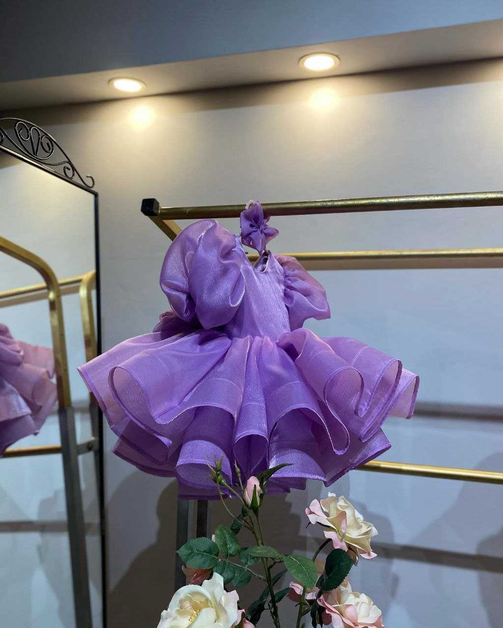 Ynf Organza RIN107 346 Kids Wear Wholesale Kids Frocks Girls Frock Kids Designer Frock Manufacturer