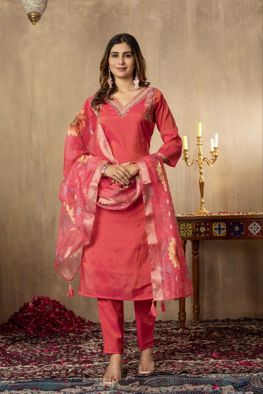 Ynf Organza RIN112 GOLD QUEEN Kurti Wholesale Party Wear Kurtis Designer Kurtis Fancy Kurti Manufacturer