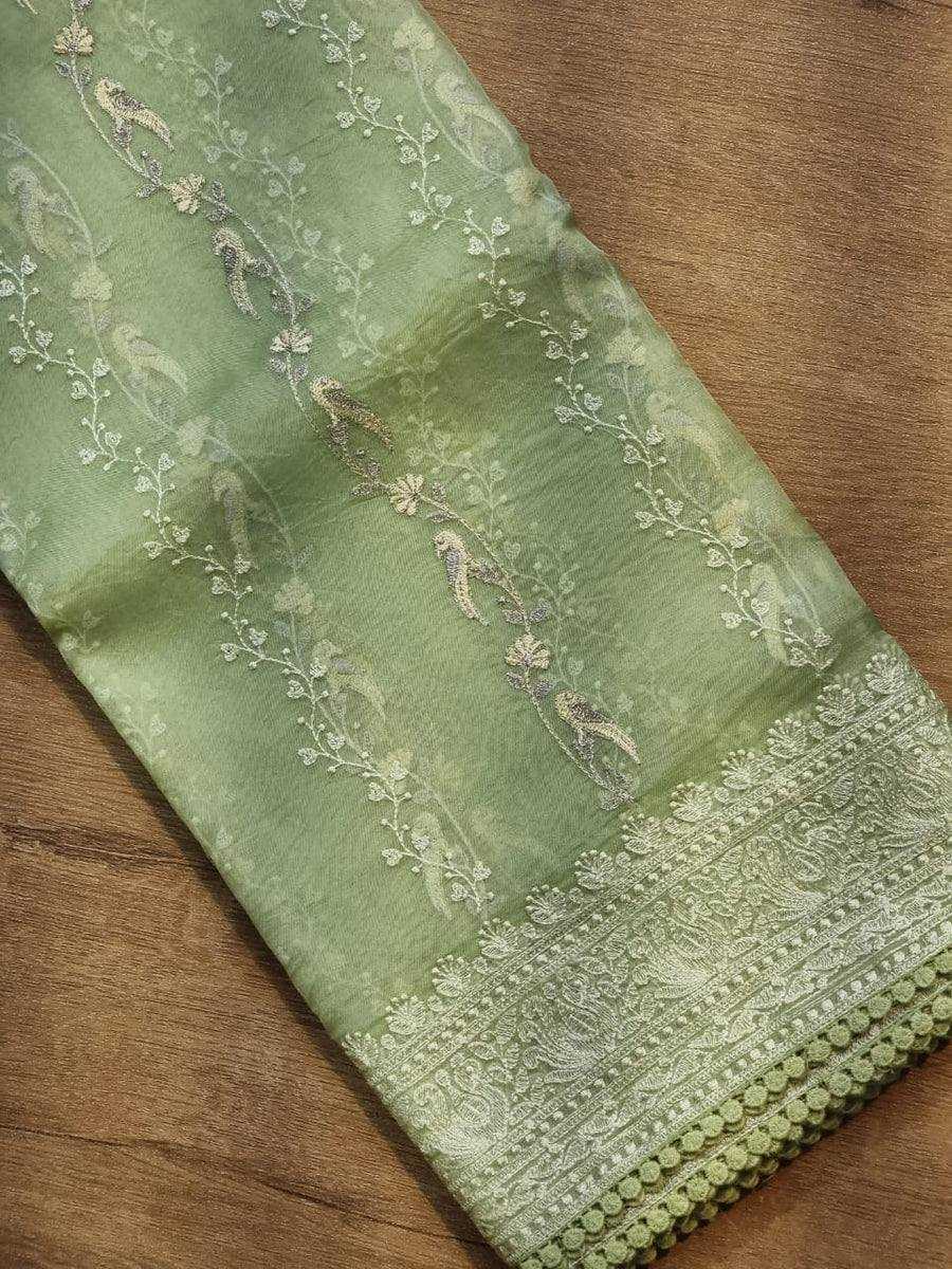 Ynf Organza RIN131 195 Sarees Wholesale Organza Sarees Fancy Sarees Embroidered Sarees Manufacturer