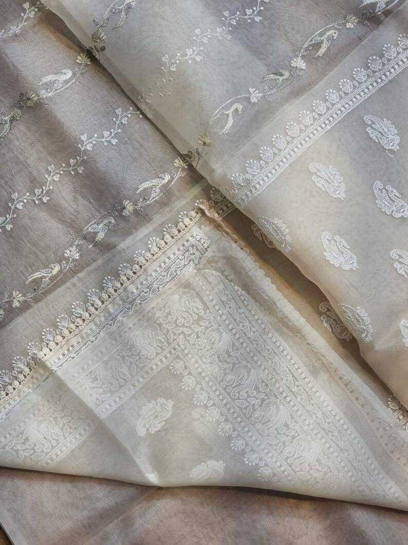Ynf Organza RIN131 195 Sarees Wholesale Organza Sarees Fancy Sarees Embroidered Sarees Manufacturer