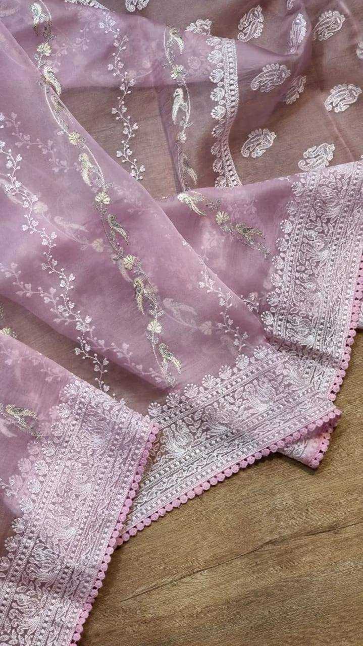 Ynf Organza RIN131 195 Sarees Wholesale Organza Sarees Fancy Sarees Embroidered Sarees Manufacturer