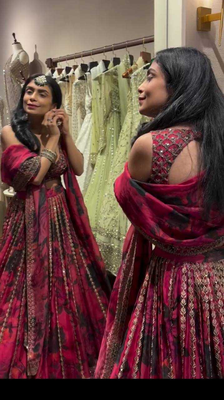 Ynf Organza RIN162 362 Lehengas Wholesale Fancy Lehenga Silk Lehenga Sequins Lehenga Manufacturer