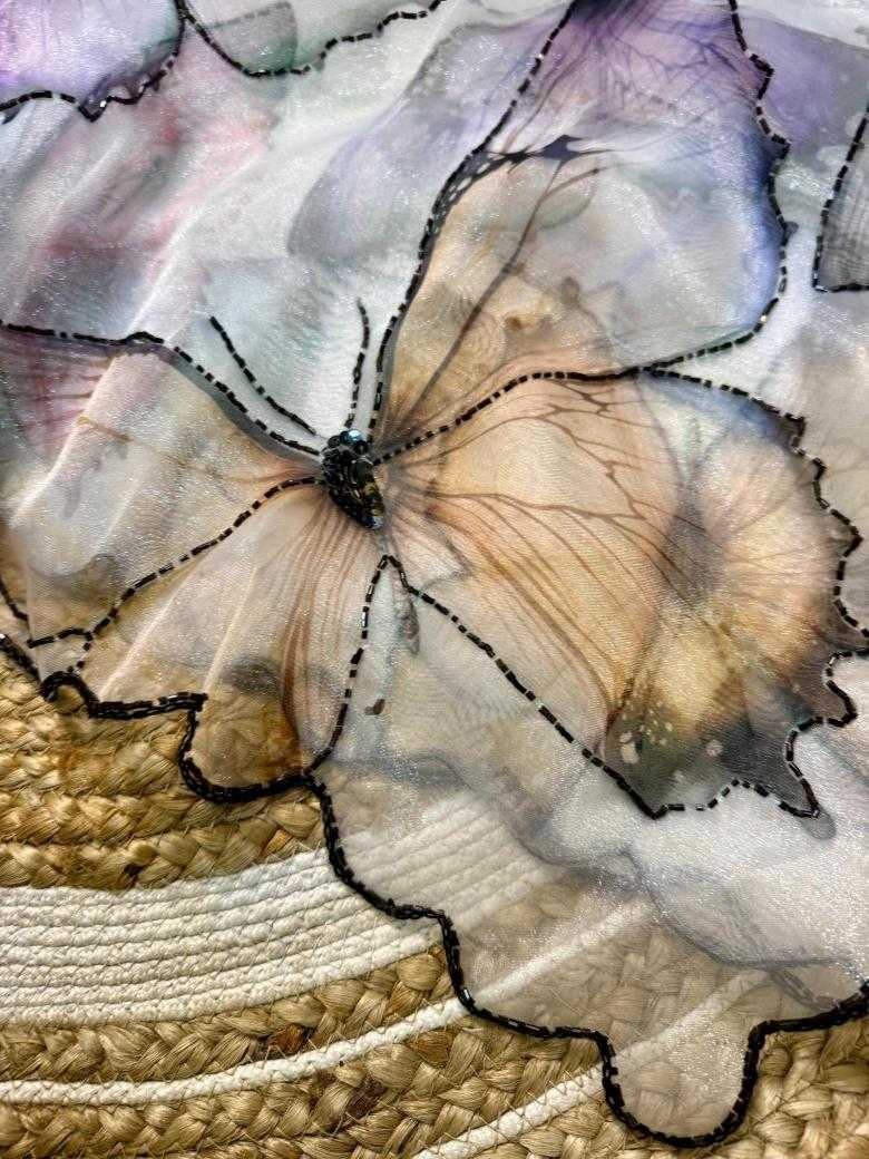 Ynf Organza RIN164 handprint Sarees Wedding Collections Festive Collections Wholesale Printed Sarees White Sarees Onam Collections Manufacturer