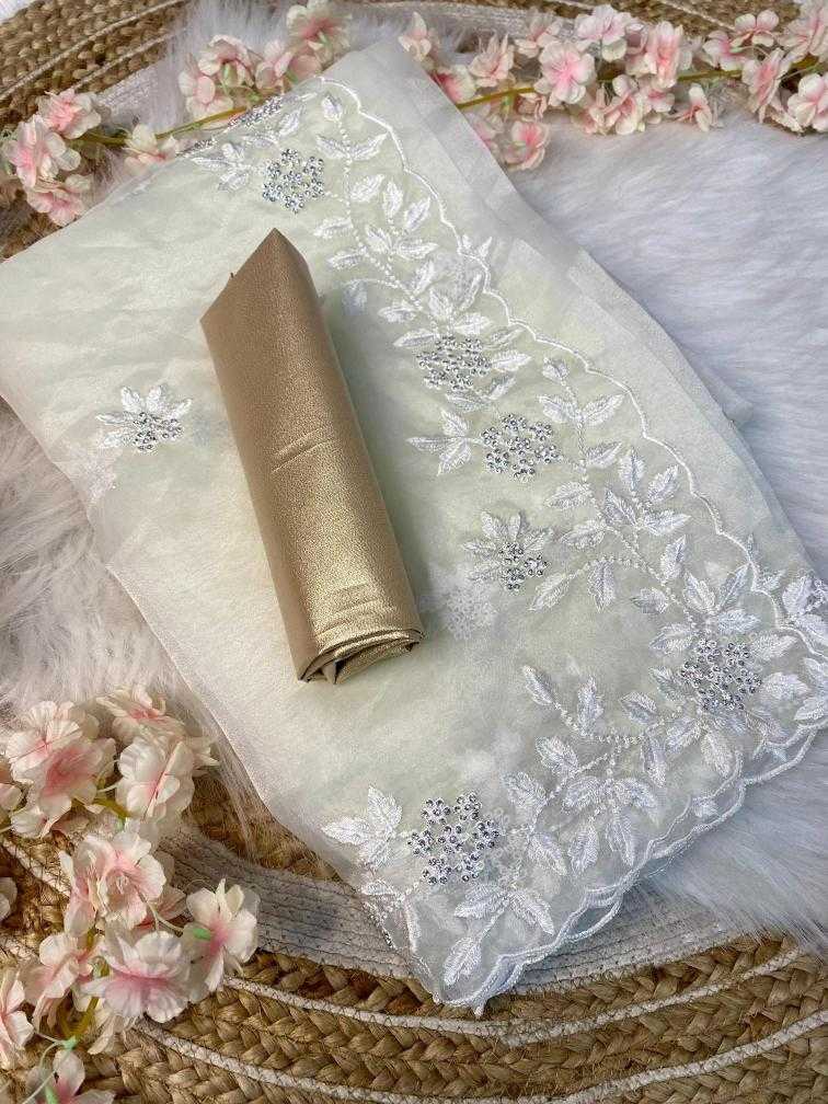 Ynf Organza RIN164 Siroski Sarees Wedding Collections Festive Collections Wholesale Organza Sarees Embroidered Sarees Onam Collections Manufacturer