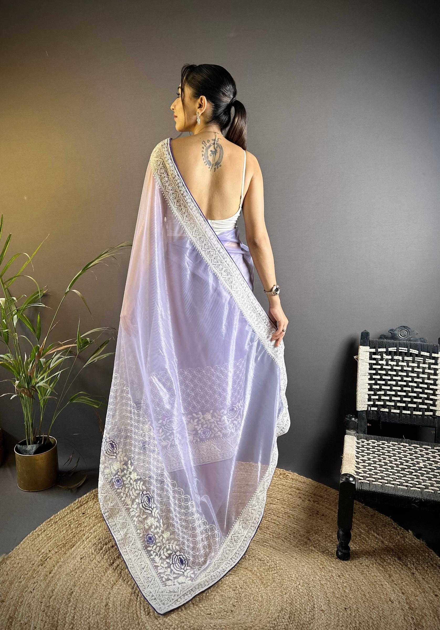 Ynf Organza RIN211 Mohini-Vol-13 Sarees Wholesale Fancy Sarees Embroidered Sarees Viscose Saree Manufacturer