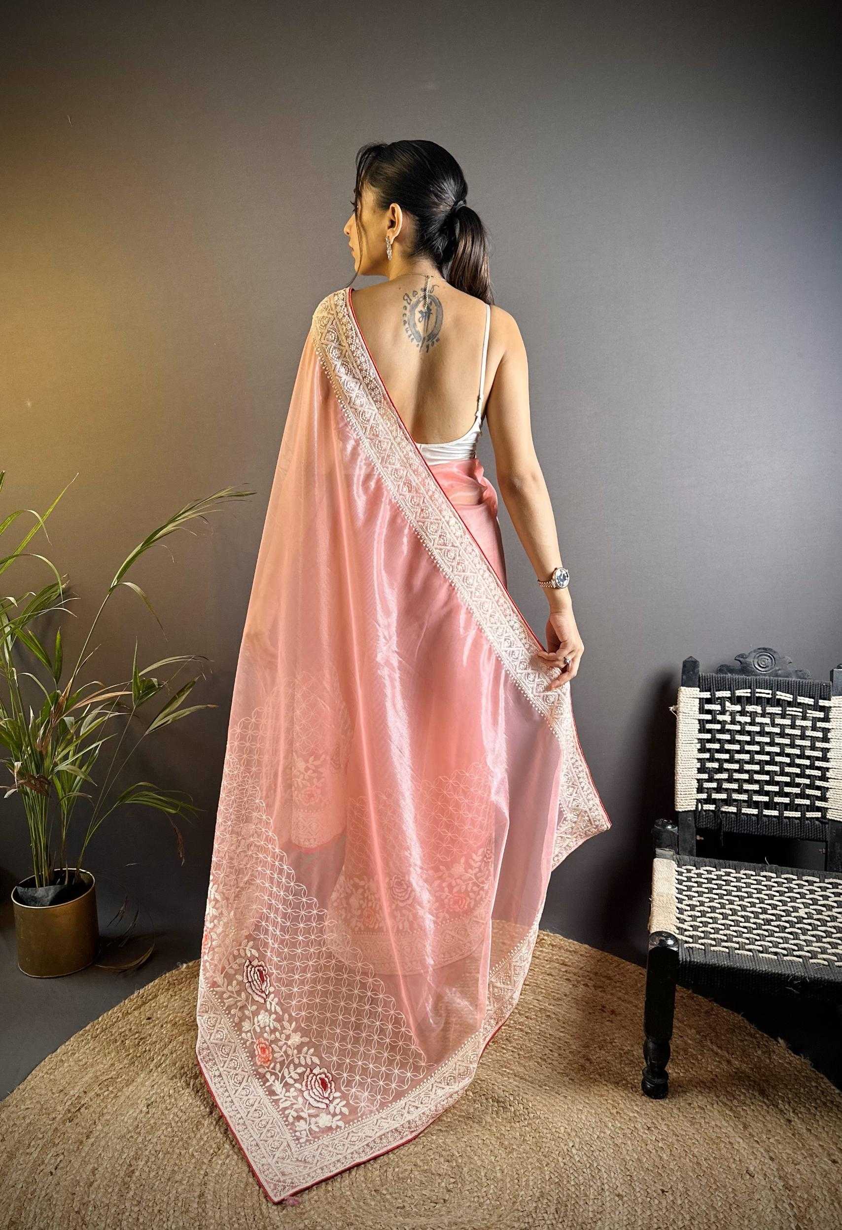 Ynf Organza RIN211 Mohini-Vol-13 Sarees Wholesale Fancy Sarees Embroidered Sarees Viscose Saree Manufacturer
