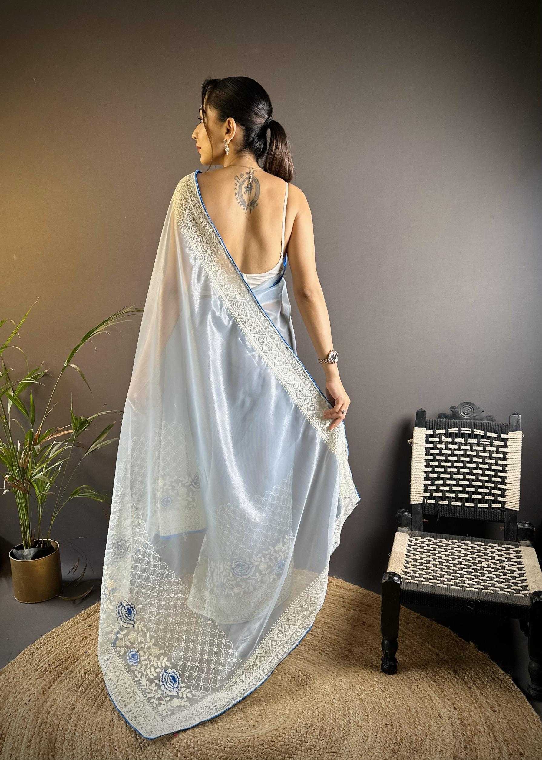 Ynf Organza RIN211 Mohini-Vol-13 Sarees Wholesale Fancy Sarees Embroidered Sarees Viscose Saree Manufacturer