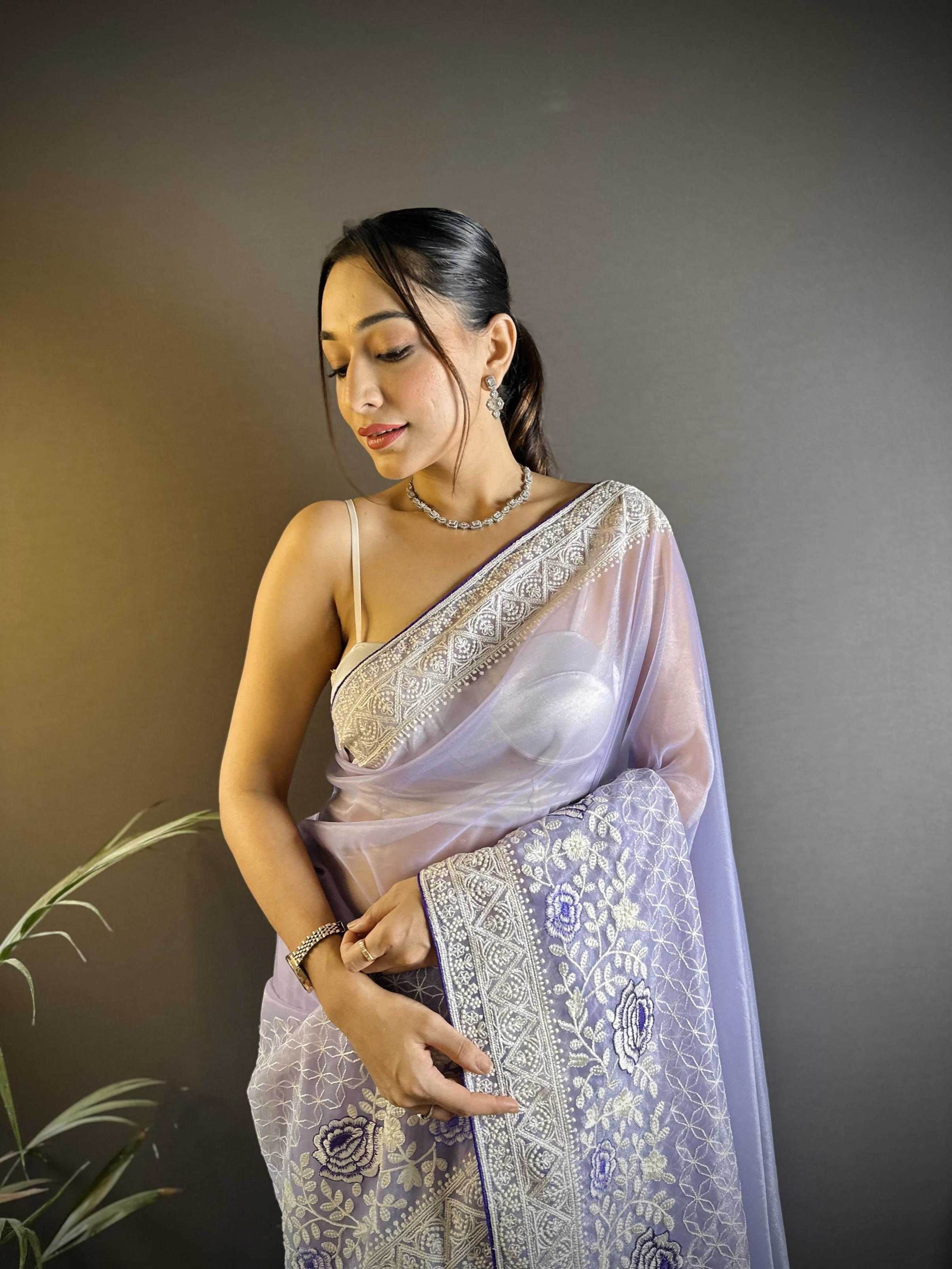 Ynf Organza RIN211 Mohini-Vol-13 Sarees Wholesale Fancy Sarees Embroidered Sarees Viscose Saree Manufacturer