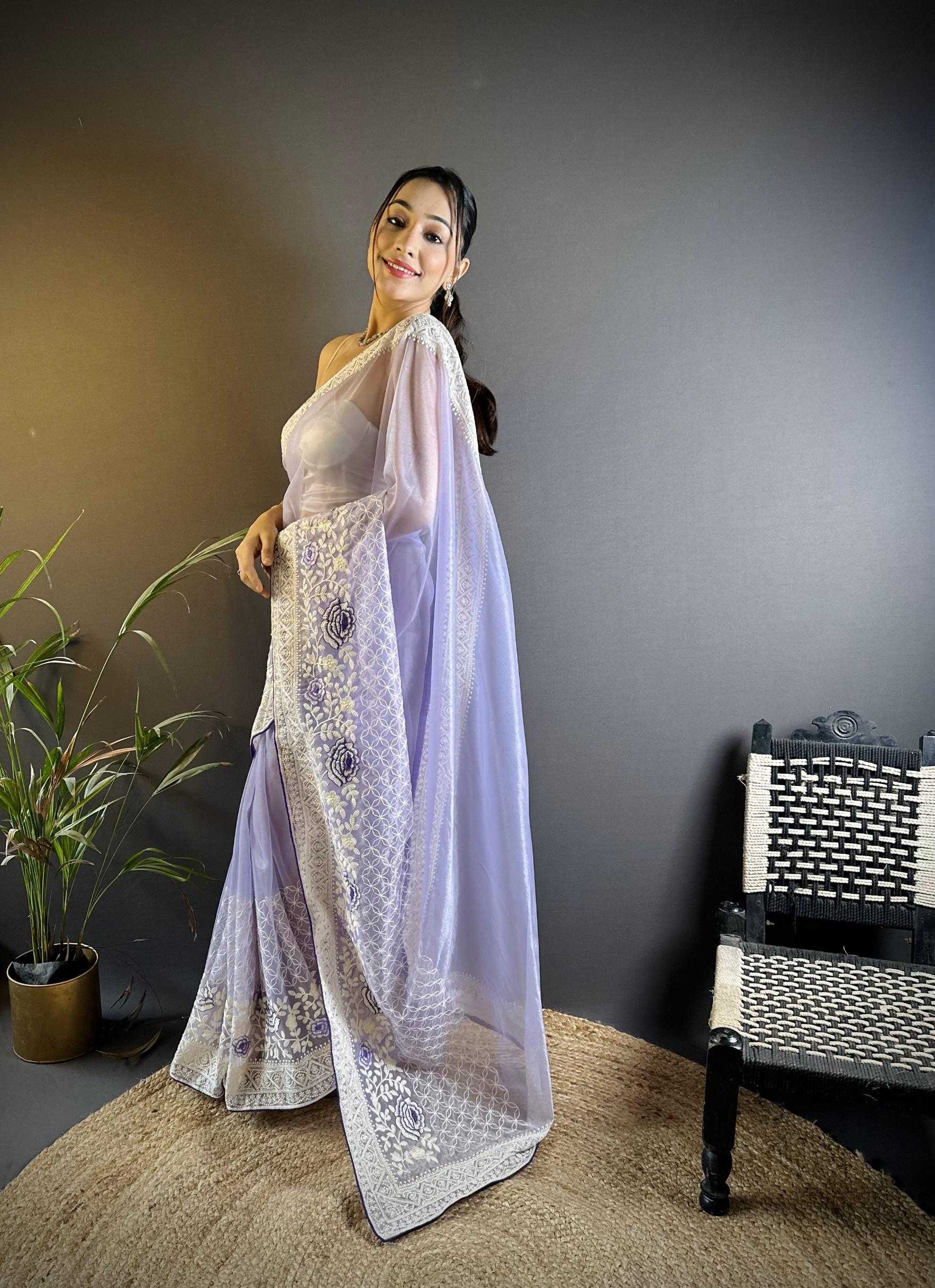 Ynf Organza RIN211 Mohini-Vol-13 Sarees Wholesale Fancy Sarees Embroidered Sarees Viscose Saree Manufacturer