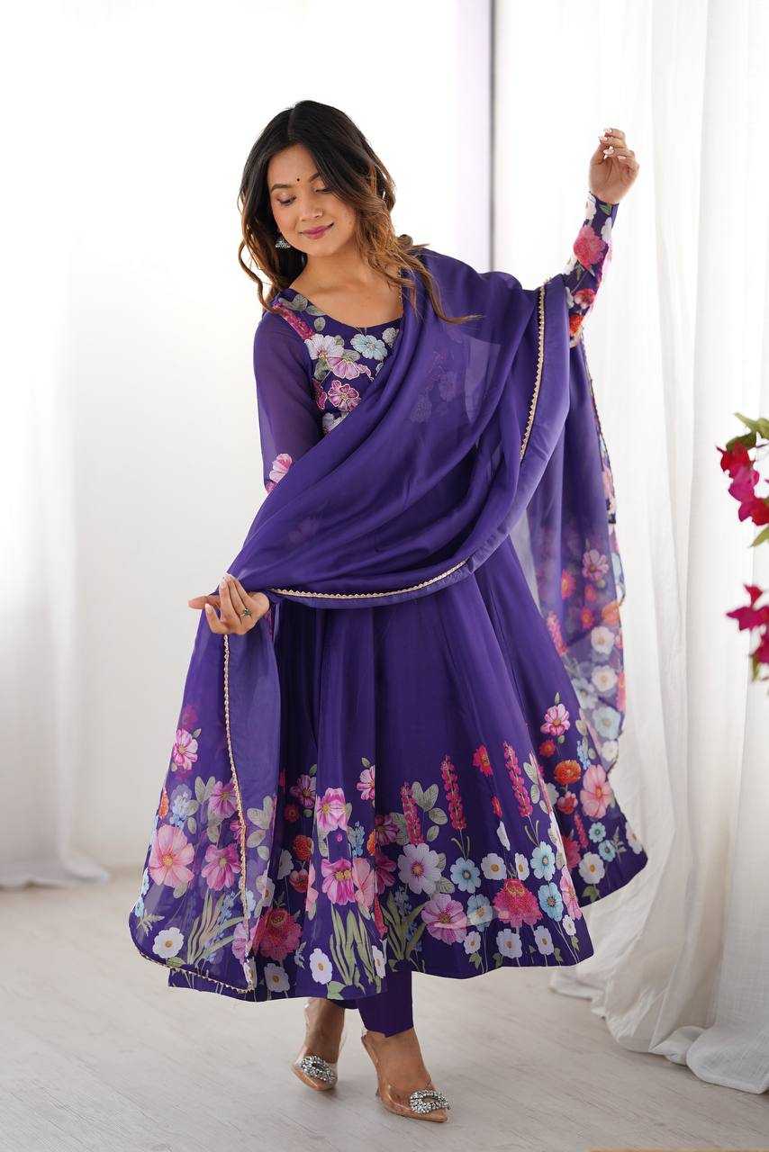 Ynf Organza Silk KESH504 25 Suits & Dresses Wedding Collections Festive Collections Wholesale Printed Suits Ladies Silk Suit Anarkali Suits Manufacturer