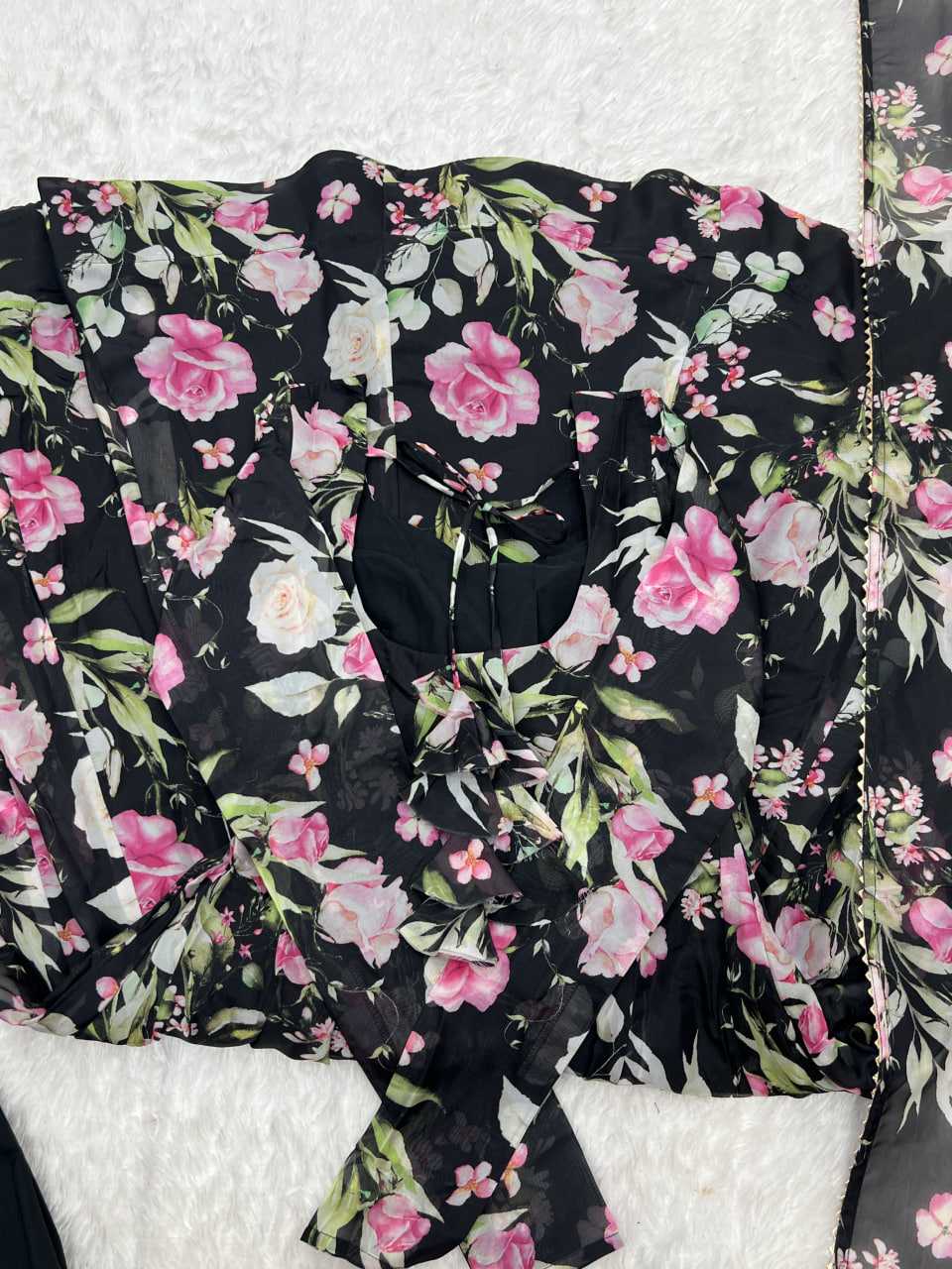 Ynf Organza Silk KESH504 274 Gowns Wedding Collections Festive Collections Wholesale Printed Gowns Anarkali Gown Wedding Outfits Manufacturer