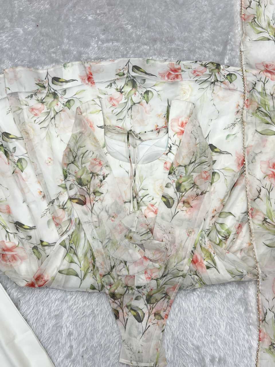 Ynf Organza Silk KESH504 274 Gowns Wedding Collections Festive Collections Wholesale Printed Gowns Anarkali Gown Wedding Outfits Manufacturer