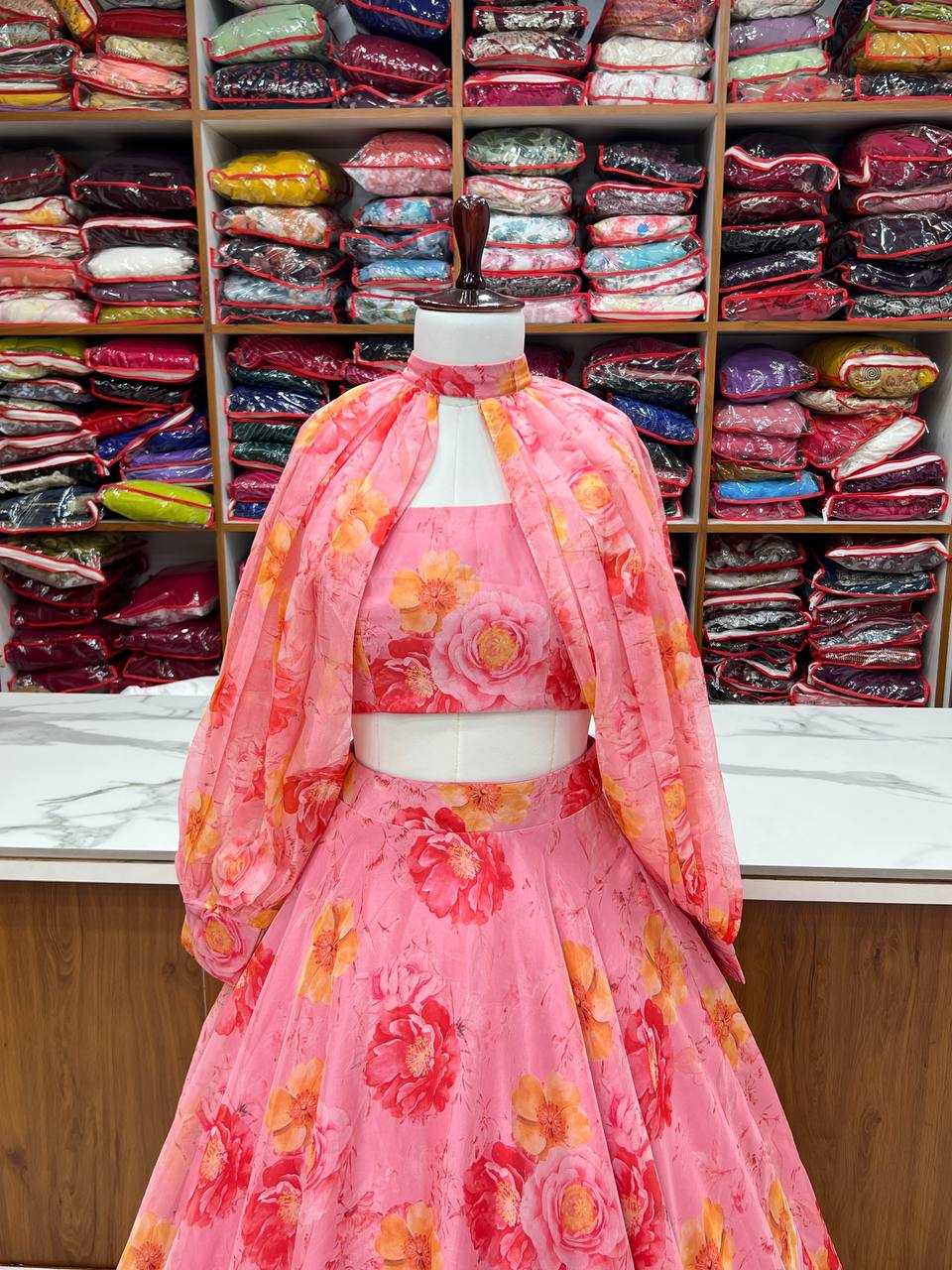 Ynf Organza Silk KESH504 53 Lehengas Wedding Collections Festive Collections Wholesale Wedding Lehenga Printed Lehenga Lehenga With Blouse Manufacturer