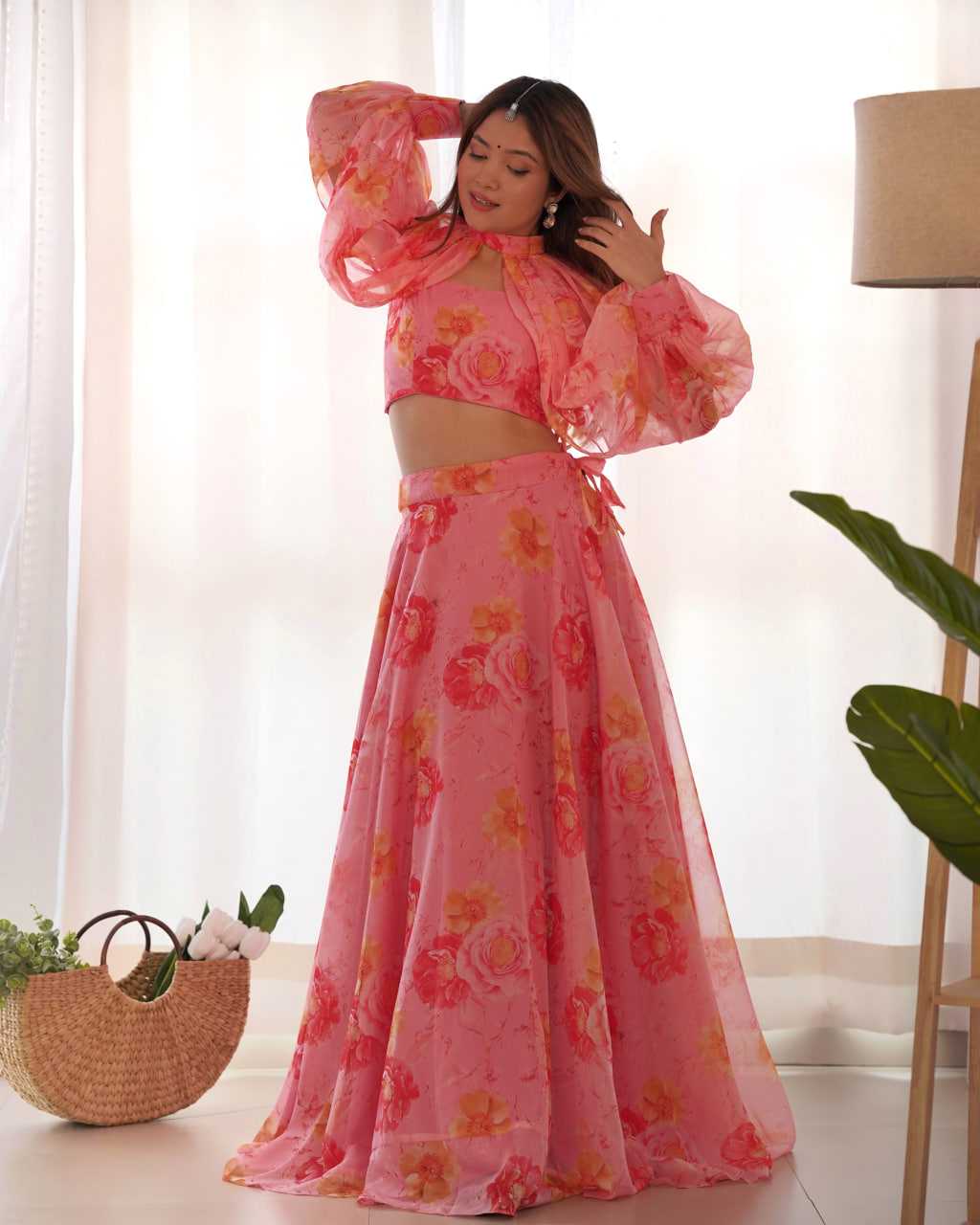 Ynf Organza Silk KESH504 53 Lehengas Wedding Collections Festive Collections Wholesale Wedding Lehenga Printed Lehenga Lehenga With Blouse Manufacturer